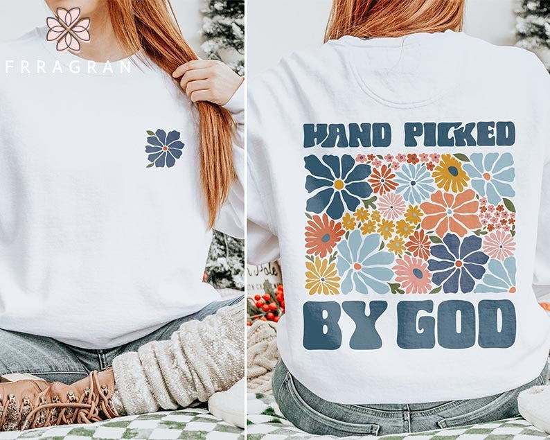 Flower Bible Verse Trendy Sweatshirt
