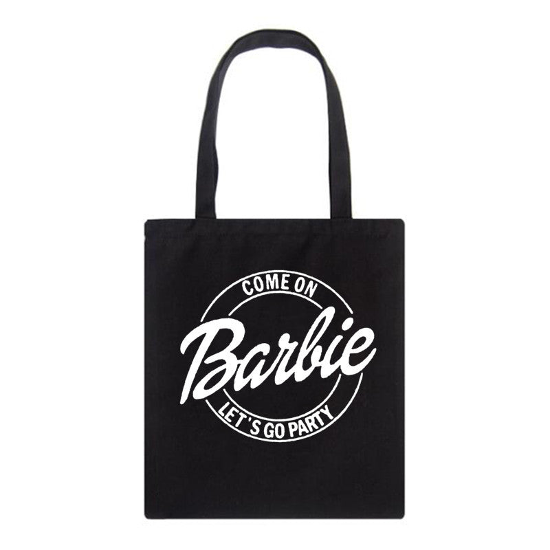 Come on Let's Go Party Barbie Tote Bag