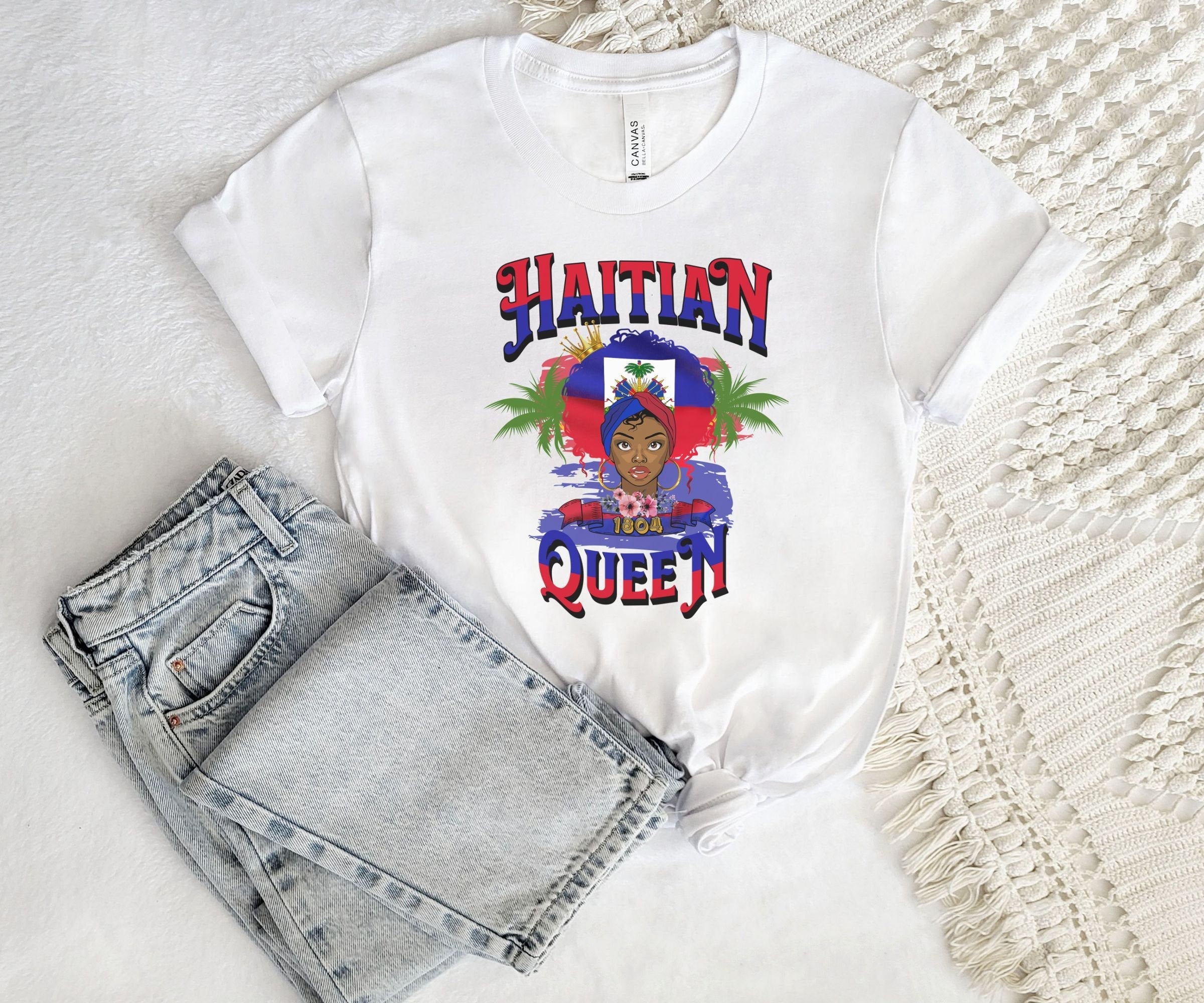 Independence Day Haitian Queen T-shirt