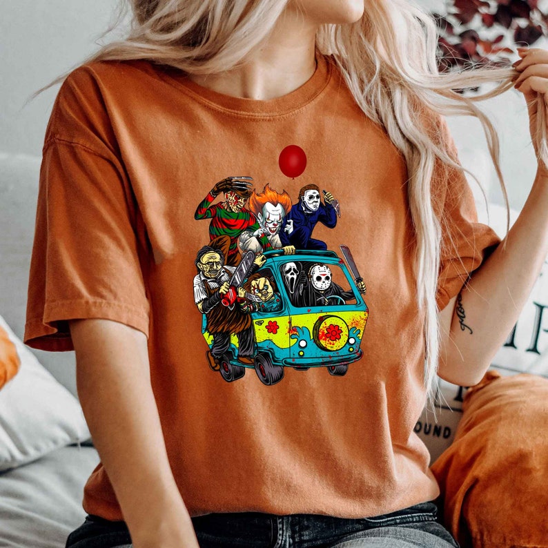 Halloween Movie Characters T-shirt