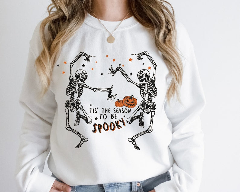 Retro Halloween Ghost Sweatshirt