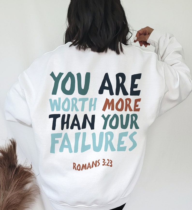 You Are Worth More Faith Crewneck Sweatshirt