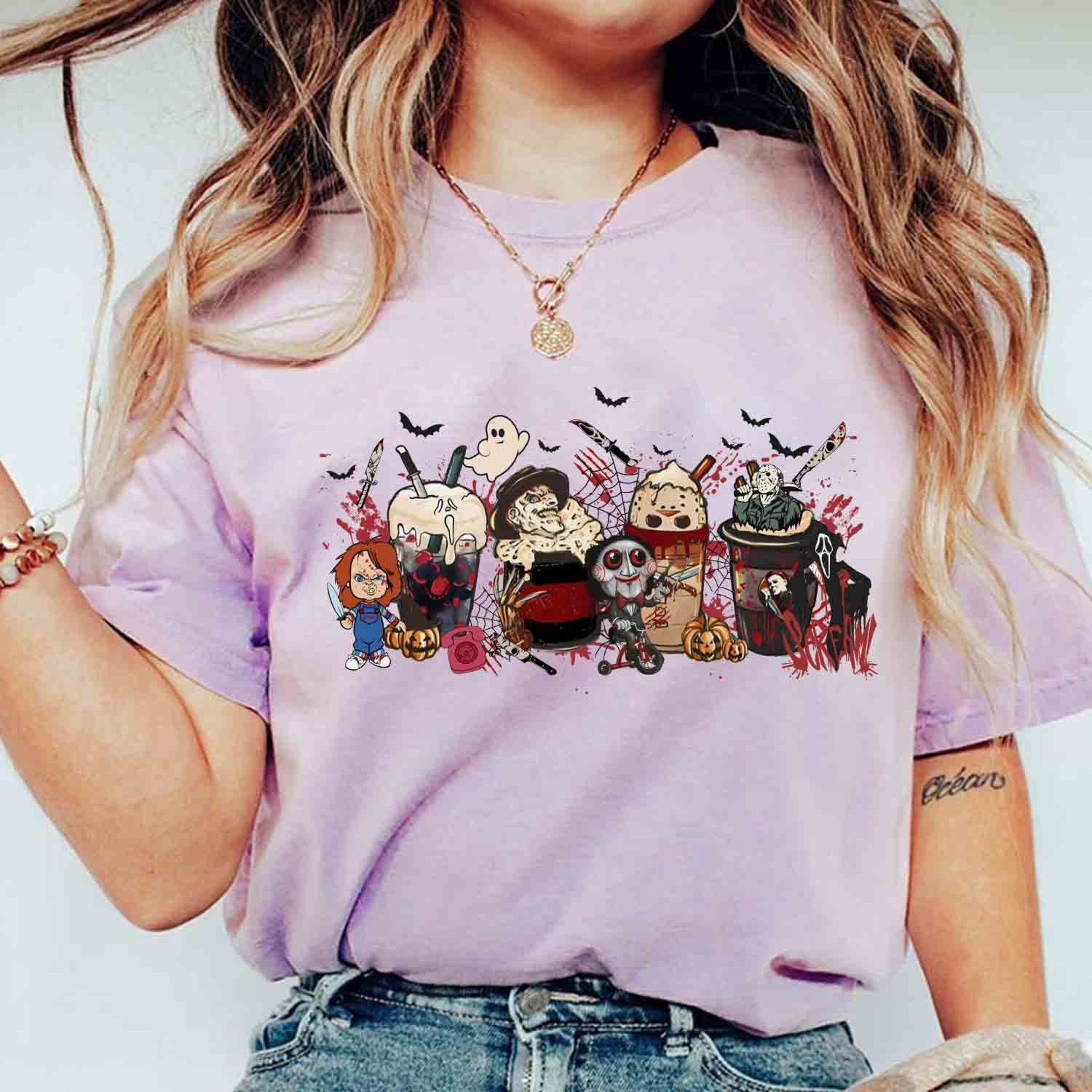 Halloween Horror Character T-shirt