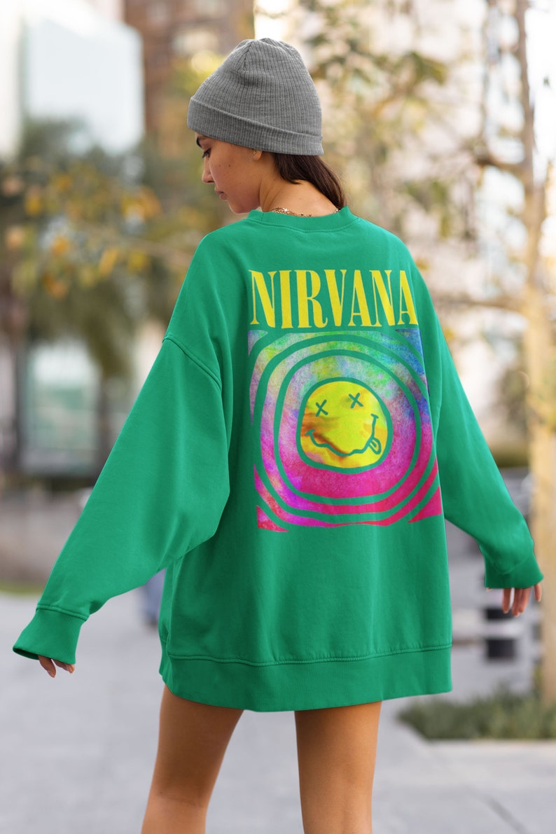 Smile Face Backside Sweatshirt