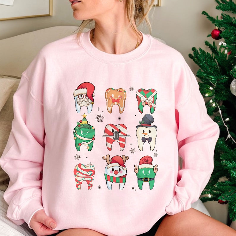 Christmas Funny Teeth Sweatshirt