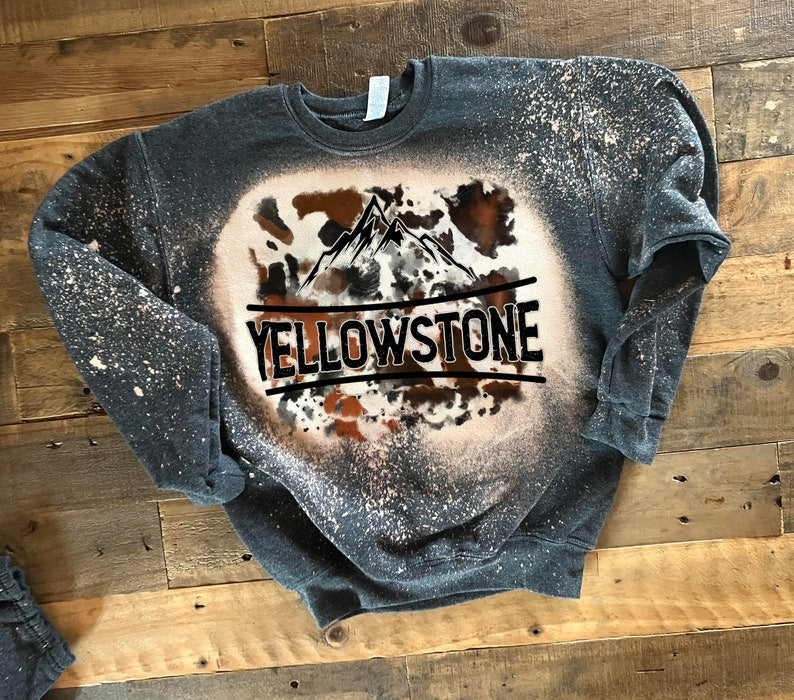 Yellowstone Letter Print Sweatshirt