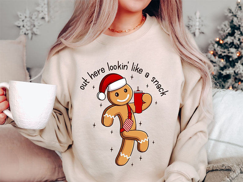 Looking Like A Snack Christmas Sweatshirt