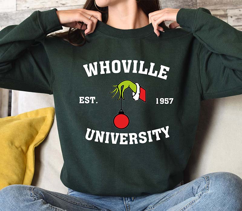 Christmas Whoville University Est 1957 Sweatshirt