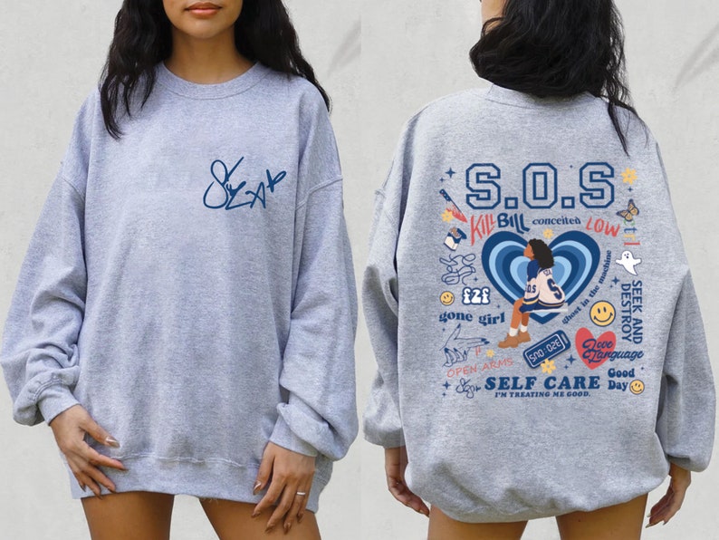 SZA SOS Full Tracklist Sweatshirt