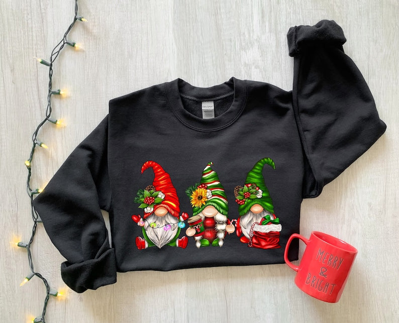 Christmas Cute Gnomes Sweatshirt