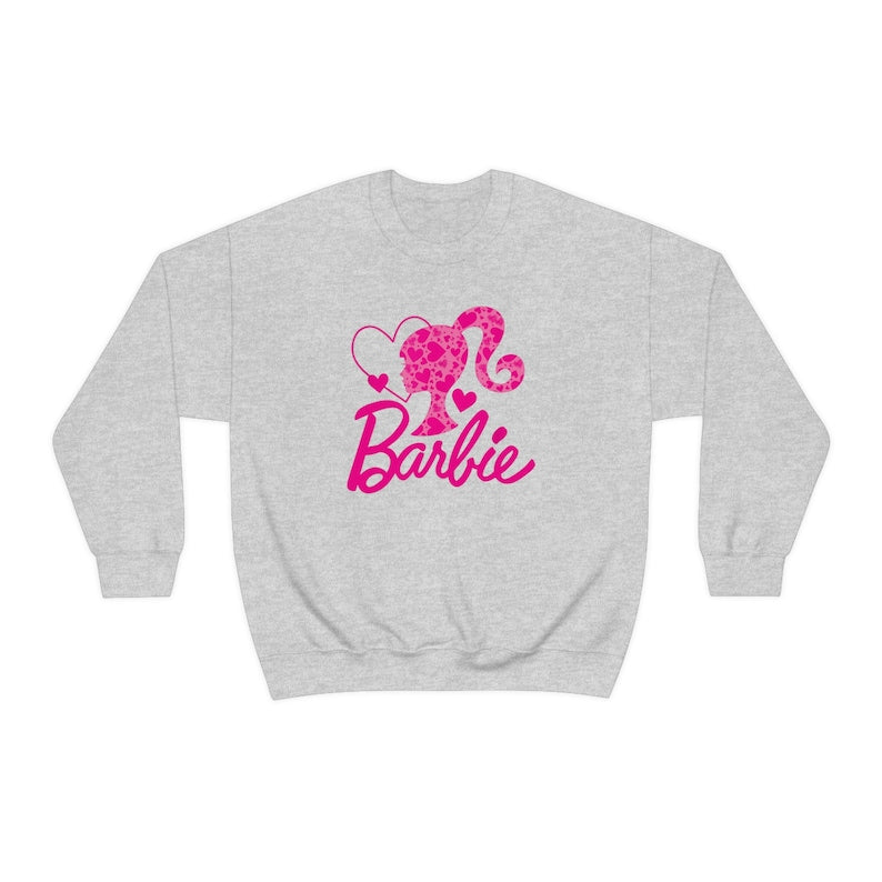 Pink Barbie Print Sweatshirt