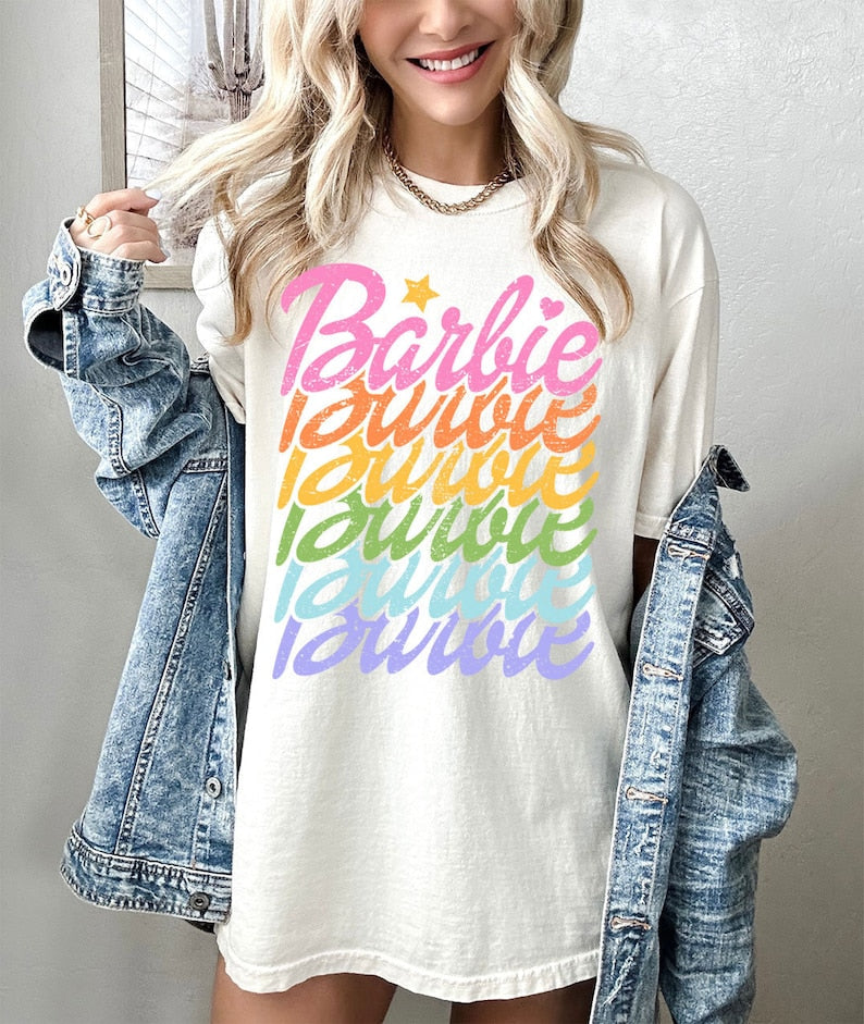 Barbie Colorful Print T-shirt
