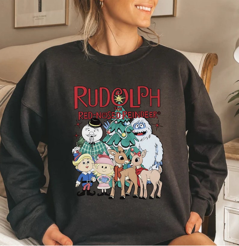 Rudolph The Red Nosed Reindeer Christmas Sweatshirt
