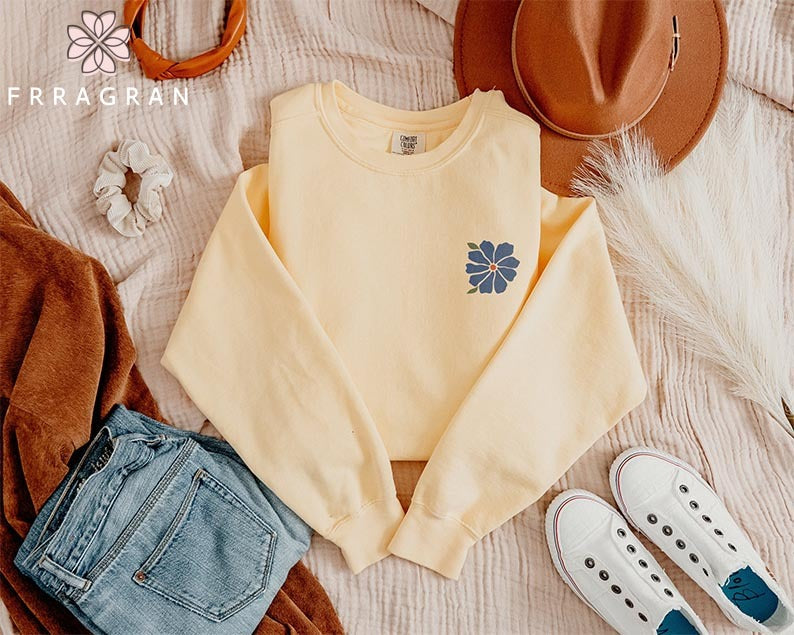 Flower Bible Verse Trendy Sweatshirt