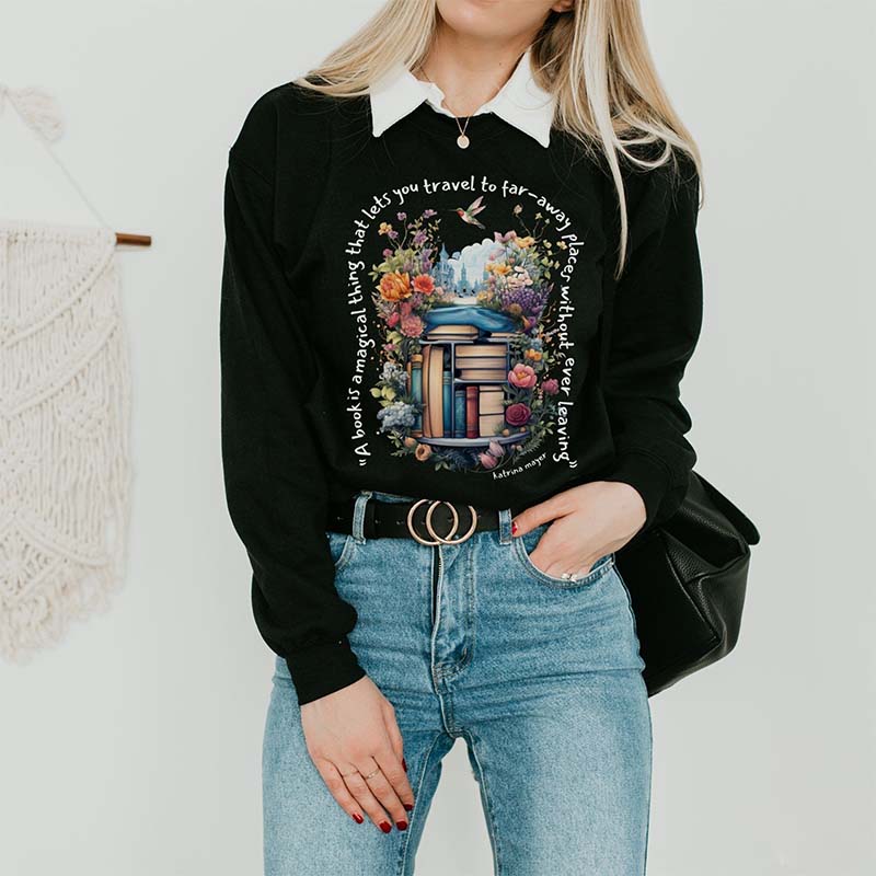 Reading Book Bookish Sweatshirt