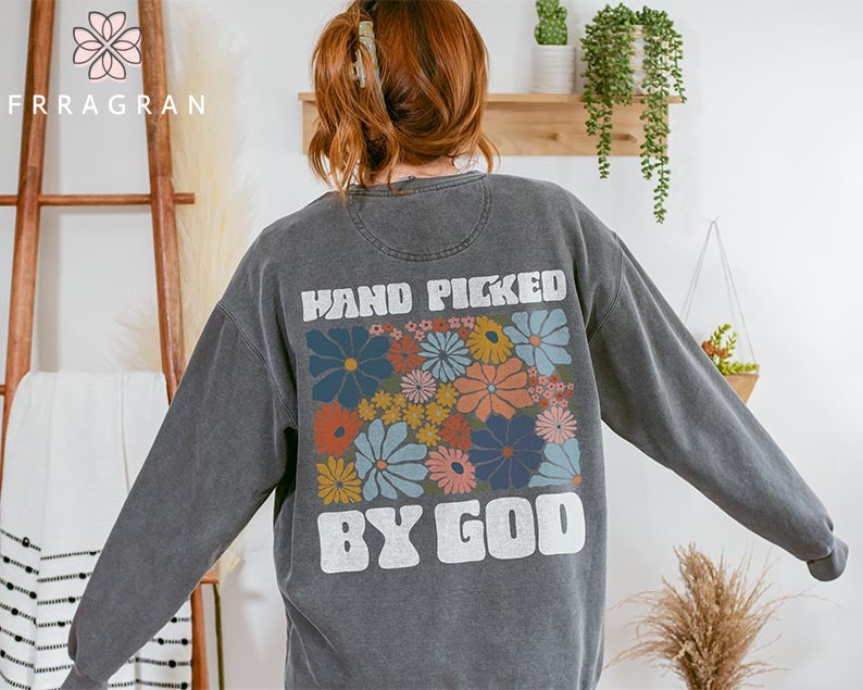 Flower Bible Verse Trendy Sweatshirt