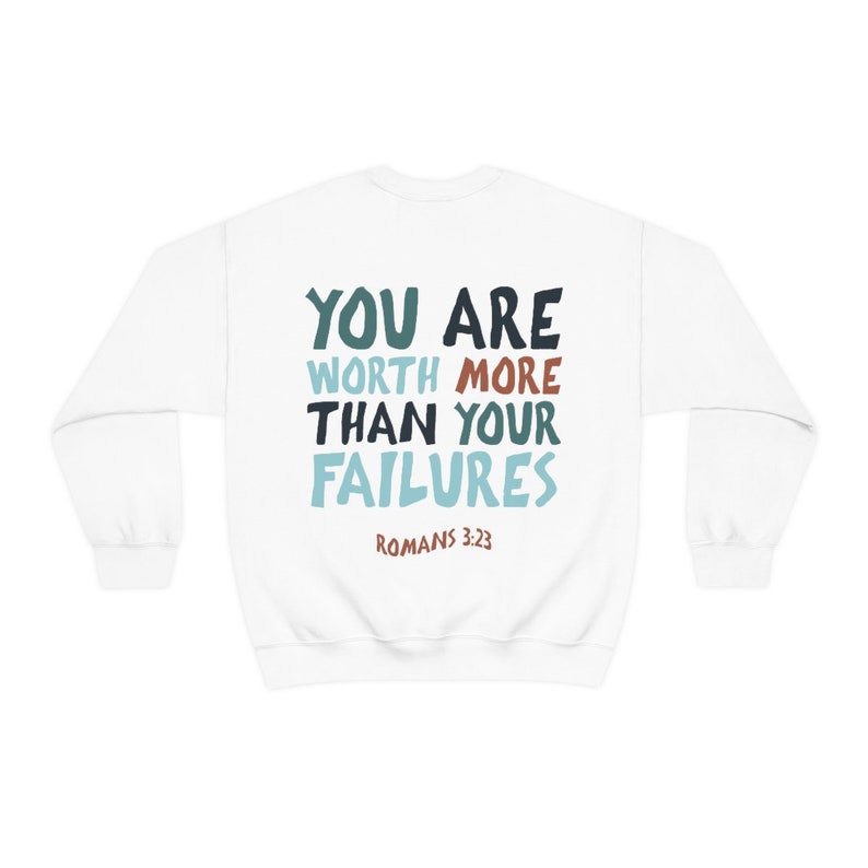 You Are Worth More Faith Crewneck Sweatshirt