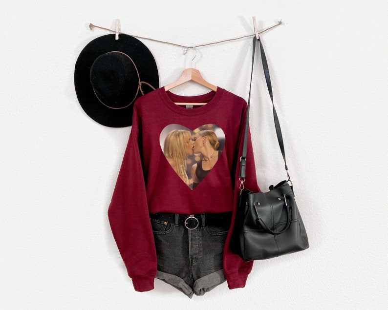 Britney Spears Madonna Kiss Sweatshirt